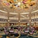 Artist rendering of Town Square, featuring a Disney princess-themed mural on the ceiling and ornate decor